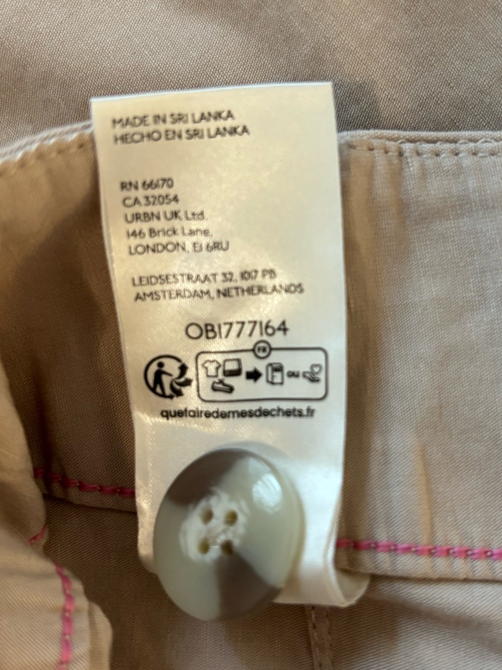Maeve The Colette Magic Fabric Full Length Pants in Beige Size 26. NWT - Picture 12 of 12